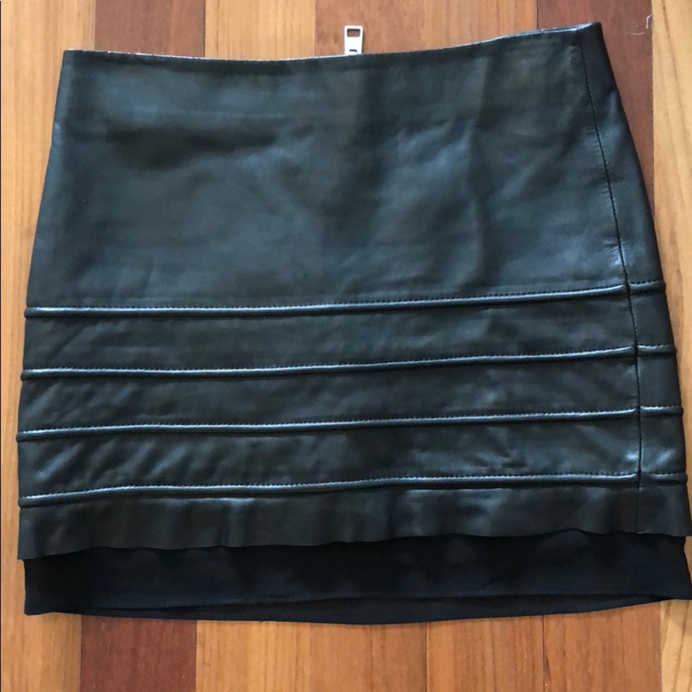 ALLSAINTS LEATHER SKIRT size uk8/us4/eu36